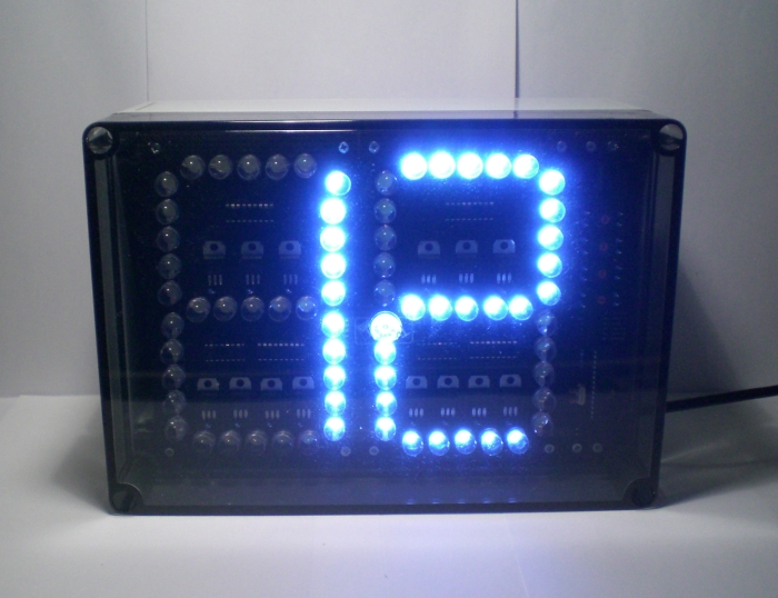 Der LED-Countdown II im Betrieb