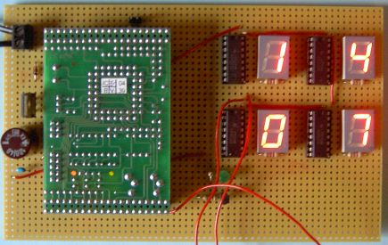 Die fertige Schaltung im Betrieb