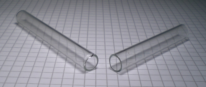 Die nachbearbeiteten Bruchstellen