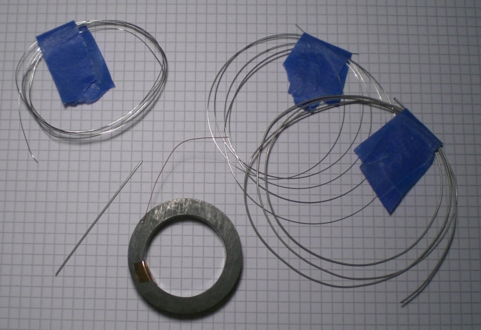 Eine Auswahl an verschiedenen Drähten