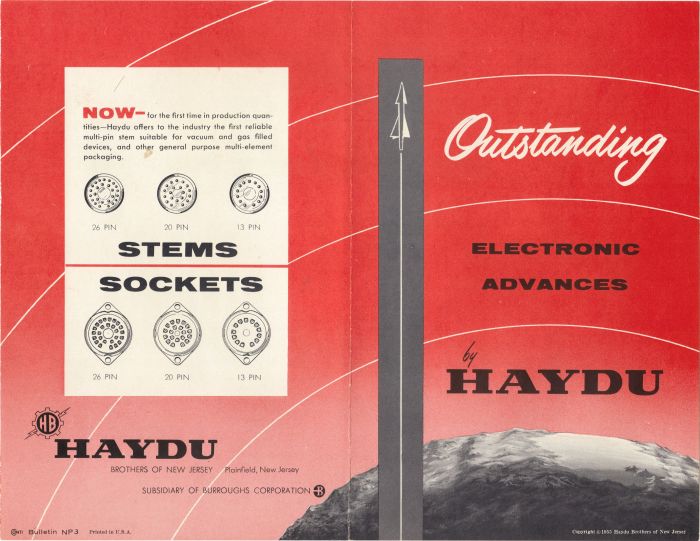 Haydu Bulletin No. 3, 1955